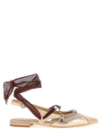 PINKO Multicolor Leather Ballet Flats