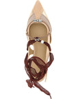 PINKO Multicolor Leather Ballet Flats