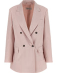 Max Mara Multicolor Virgin Wool Blazer