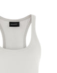 Dsquared² White Cotton Short Dress