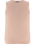 Twinset Multicolor Cotton Sleeveles T-Shirt