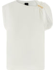 PINKO White Cotton T-Shirt