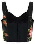Dolce & Gabbana Black Cotton Tank Tops