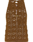 PINKO Brown Cotton Sleeveles T-Shirt