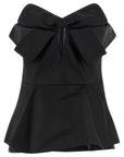 Alexander McQueen Black Polyester Tank Tops