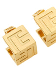 Balmain Gold Brass Earrings