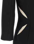 Elisabetta Franchi Bicolor Polyester Short Dress