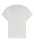 Balmain White Cotton T-Shirt