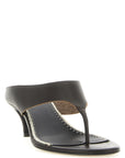 Magda Butrym Brown Leather Stiletto Heel Sandals