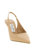 Jimmy Choo Beige Leather High Heel Pumps