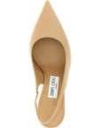 Jimmy Choo Beige Leather High Heel Pumps