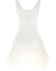 Alexander McQueen White Cotton Short Dress