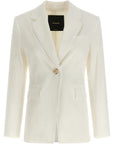 PINKO White Linen Blazer