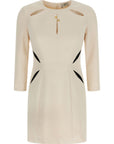 Elisabetta Franchi Bicolor Polyester Short Dress
