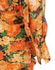 PINKO Orange Lyocell Short Dress