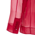 Max Mara Fuchsia Silk Blazer