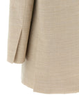 Max Mara Beige Virgin Wool Blazer