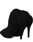 Alaïa Black Leather Ankle Boots