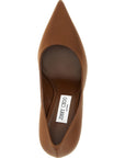Jimmy Choo Brown Tencel High Heel Pumps