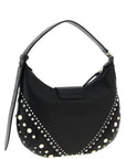 Jimmy Choo White Lamb Leather Shoulder Bag