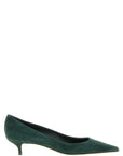 Jimmy Choo Bicolor Leather Mid Heel Pumps