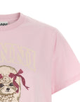 Ganni Multicolor Organic Cotton T-Shirt