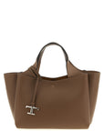 Tod's Brown Calfskin Handbag