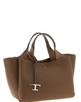 Tod's Brown Calfskin Handbag