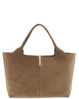 Tod's Beige Calfskin Tote Bag