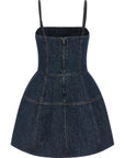 Fendi Blue Cotton Short Dress