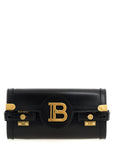 Balmain Black Calfskin Clutch Bag