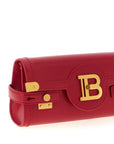 Balmain Fuchsia Calfskin Clutch Bag