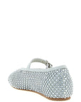 LE SILLA Silver Polyamide Ballet Flats