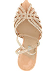 LE SILLA Multicolor Goatskin Stiletto Heel Sandals
