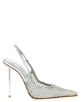 LE SILLA Silver Polyester High Heel Pumps