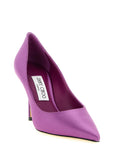 Jimmy Choo Purple Tencel High Heel Pumps