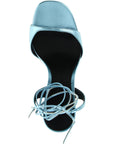 The Attico Blue Calfskin Stiletto Heel Sandals