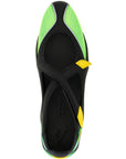 The Attico Bicolor Polyethylene Ballet Flats
