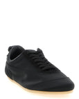 Jil Sander Black Cotton Low Top Sneakers