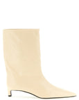 Jil Sander Beige Calfskin Ankle Boots
