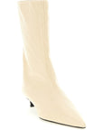 Jil Sander Beige Calfskin Ankle Boots