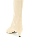 Jil Sander Beige Calfskin Ankle Boots