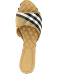 Burberry Beige Polyester Slides