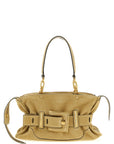 Balmain Beige Calfskin Shoulder Bag
