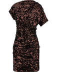 Ganni Brown Polyester Short Dress