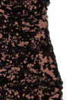Ganni Brown Polyester Short Dress