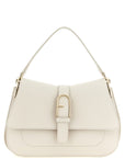 Furla Beige Calfskin Shoulder Bag