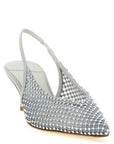 LE SILLA Gray Polyester Mid Heel Pumps