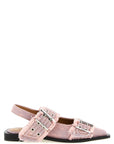 Ganni Multicolor Organic Cotton Ballet Flats