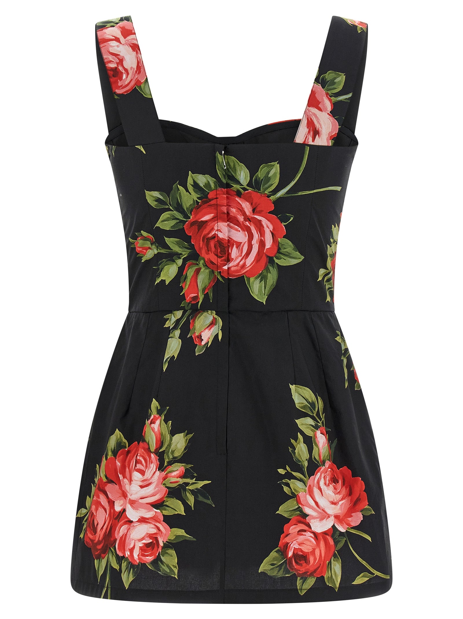 Dolce &amp; Gabbana Black Cotton Tank Tops